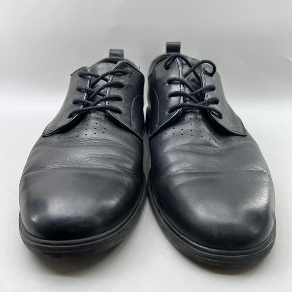 Amberjack The Original Oxford Men Size 11 M Black Leather Lace Comfort Shoes main image 7